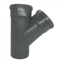 Тройник канализационный Reiger PPR 110 45°