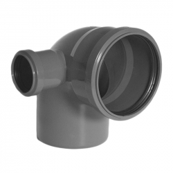 Колено составное канализационное Reiger 110/50х90°/90° вправо
