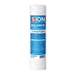 Картридж з поліпропіленової нитки Sion BALANCE 2,5”x10”, 1 мкм