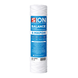 Картридж з поліпропіленової нитки Sion BALANCE 2,5”x10”, 5 мкм