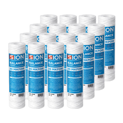 Комплект картриджей из полипропиленовой нити Sion BALANCE 2.5”x10” 20 мкм - 24 шт