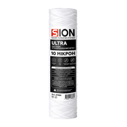 Картридж з поліпропіленової нитки Sion ULTRA 2.5”x10”, 10 мкм